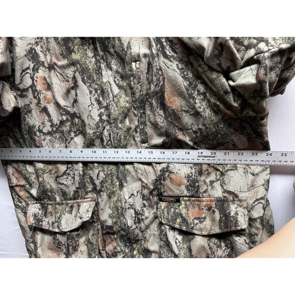 Men’s Yukon Gear Camo Hunting Puffer Jacket Large Zip Jacket - Picture 6 of 7